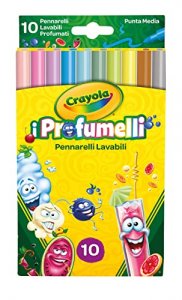 Crayola Silly Scents Washable Scented Markers, 10 Count, Gift For Kids -  Imported Products from USA - iBhejo
