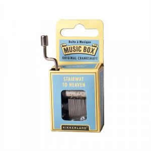 Kikkerland Stairway To Heaven Crank Music Box