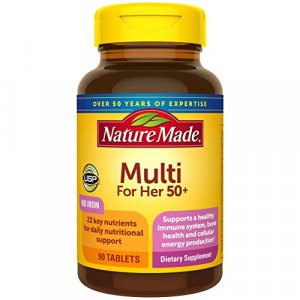 Nature Made Multi For Her 50+ Multiple Vitamin And Mineral, 90 Tablets