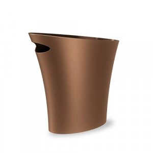 Umbra Skinny Sleek & Stylish Bathroom Trash, Small Garbage Can