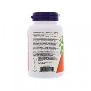 Now Foods Supplements, Acai 500 Mg, Freeze-Dried Super Fruit With Polyphenols, Ellagic Acid, Rutin, Anthocyanins And Catechins, 100 Veg Capsules