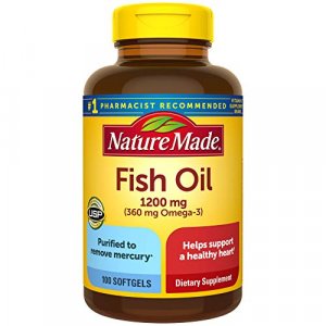 Nature Made Fish Oil 1200 Mg W. Omega-3 360 Mg Softgels 100 Ct