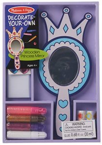 Decorate-Your-Own Wooden Princess Mirror