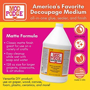  Mod Podge Plaid Stiffy Fabric Stiffener, Clear, 8 x 2.5 x 2.5