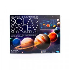 4M 3D Glow-In-The-Dark Solar System Mobile Making Kit