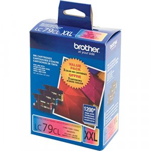 Brother Printer Lc793Pks 3 Pack- 1 Each Lc79C, Lc79M, Lc79Y Ink -