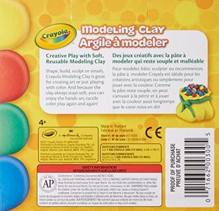 Crayola Model Magic White, Modeling Clay Alternative, At Home Crafts for  Kids, 4 oz