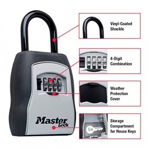 Master Lock 5400EC Lock Box, 5 Key Capacity, Black