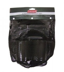 Coleman 2-Person Dinner Set, Colors May Vary