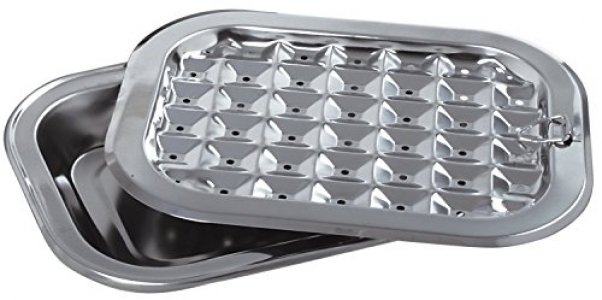 Nopro 12 X 9 Stainless Steel Roasting And Broiler Pan