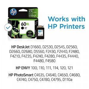 Hp 60Xl Ink Cartridge Black Cc641Wn