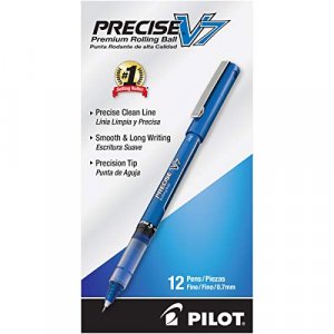 Pilot G2 pens retractable Gel Roller ballpoint 0.38 pt Black & Blue Bundle,  (Pack of 6)