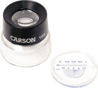 Carson Lighted MagniGrip 4.5x LED Lighted Magnifier with Precision Tweezers  (MG-88)