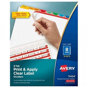 Avery Printable Magnet Sheets, 8.5 x 11, Inkjet Printer, 5 White