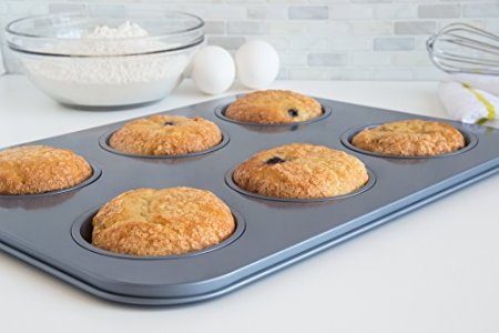 Wilton Recipe Right Non-Stick 6 Cup Jumbo Muffin Pan, 2 Count (Pack Of 1) -  Imported Products from USA - iBhejo