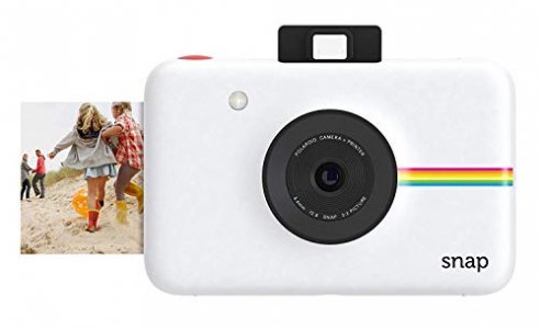 Polaroid Snap Instant Digital Camera (White) With Zink Zero Ink Printing Technology