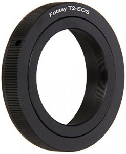 Fotasy T/ T2 Mount Telephoto Lens To Canon Eos Ef Mount Camera Adapter