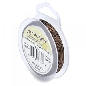  Artistic Wire, 24 Gauge Tarnish Resistant Tinned Copper Craft  Jewelry Wrapping Wire, Silver Color, 20 yd