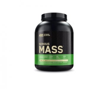 Optimum Nutrition Serious Mass High Calorie Weight Gain/Muscle Gain Protein Powder, Vanilla - 6 Pound