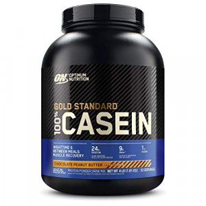 Optimum Nutrition Gold Standard 100% Micellar Casein Protein Powder, Overnight Muscle Recovery, Chocolate Peanut Butter, 64.1 Ounce