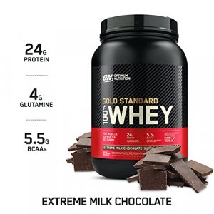 Optimum Nutrition Gold Standard 100% Whey Protein Powder, Extreme Milk Chocolate, 2 Pound
