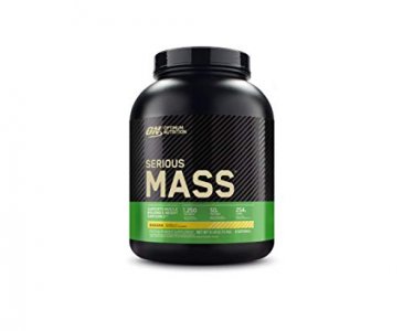 Optimum Nutrition Serious Mass Weight Gainer Protein Powder, Banana, 6 Pound