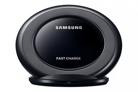 Samsung Fast Charge Wireless Charging Stand W/ Afc Wall Charger, Black