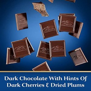 Ghirardelli Chocolate Intense Dark Squares, Midnight Reverie, 4.12 Oz., (Pack Of 6)