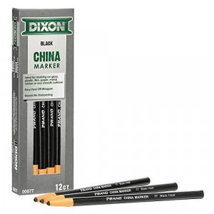 Listo 1620 - Box of 12 - RED COLOR - China Markers/Grease Pencils/China  Marking Pencils/Wax Pencils
