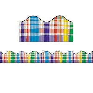 Pacon Pac37720 Bordette Designs, 2.25" X 25', Perfectly Plaid
