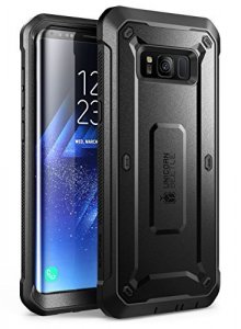 Supcase Unicorn Beetle Pro Series Phone Case For Samsung Galaxy S8 Plus, Full-Body Rugged Holster Case With Built-In Sp For Galaxy S8 Plus(Black)