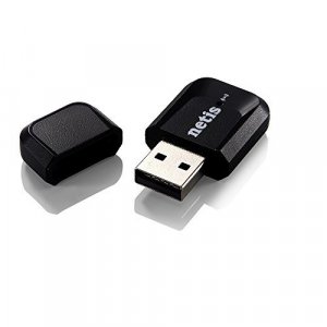Netis Wf2123 Wireless N300 Nano Usb Adapter, Supports Windows, Mac Os, Linux, 2.4Ghz 300Mbps, 2T2R Mimo Technology