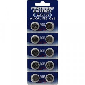 20 Powertron LR44 AG13 A76 357 357A 303 SP76 L1154 SR44W 157 4276 PX76A RW82 EPX76 G13 Alkaline Battery