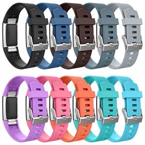 Aiunit Compatible With Charge 2 Bands Applicable For Charge 2 Accessories Bands Small Stylish To Coordinate With Daily Outfits (10 Pack)