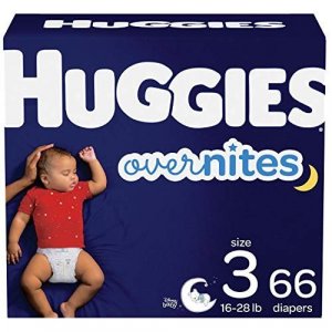 Nighttime Baby Diapers Size 3, 66 Ct, Huggies Overnites