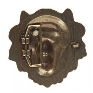 Lion Belt Buckle, Brass