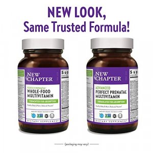 New Chapter Perfect Prenatal Vitamins - 192ct, Organic Prenatal Vitamins, Non-GMO Ingredients for Healthy Baby & Mom - Folate (Methylfolate)