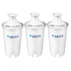Brita Standard Water Filter, Standard Replacement Filters for Pitchers and Dispensers, BPA Free, 3 Count