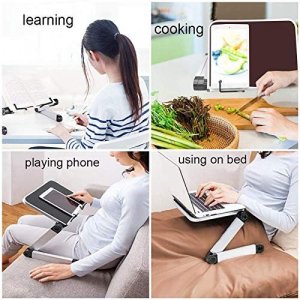 Adjustable Book Stand, Height and Angle Adjustable Ergonomic Book Holder with Page Paper Clips for Big Heavy Textbooks Music Books Tablet 