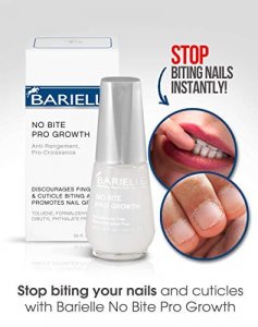 Barielle No Bite Pro Growth, 0.5 Ounce - Nail Biting Prevention Treatment for Adults & Children, Stops Nail Biting - MADE IN USA