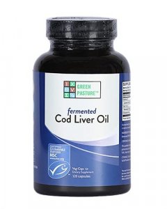 BLUE ICE Fermented Cod Liver Oil -Non-Gelatin 120 Capsules