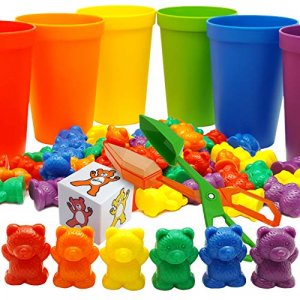 Learning Resources Rainbow Bean Bags - 6 Pieces, Prek+ | Ages 3+