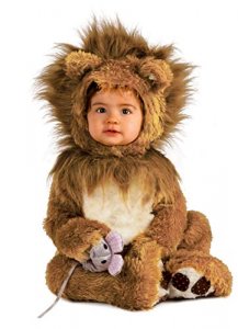Lion Cub Costume : Baby Lion Cub Halloween Costume (6-12 months, brown)