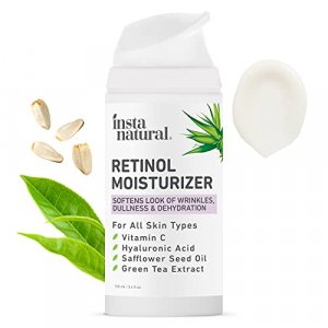 InstaNatural Retinol Moisturizer Anti Aging Night Face Cream - Face & Neck Wrinkle Lotion - Reduce Appearance of Wrinkles, Dark Circles, & Fine Lines