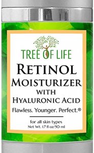 Tree of Life Retinol Facial Moisturizer | Renewing Face Cream with Botanical Hyaluronic Acid, 1.7 fl oz