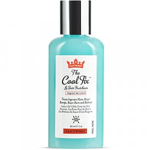 Shaveworks The Cool Fix Aftershave for Women Pubic Hair Removal,Ingrown Hair Treatment Post Waxing Bikini Area Moisturizing Skin Care Gel 2 Fl Oz
