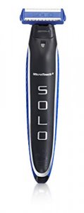 Micro Touch SOLO Men's Rechargeable Full Body Hair Trimmer, Shaver and Groomer (123456), Blue, 6.2
