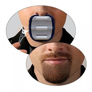 Mens Goatee Shaving Template | Create a Perfectly Shaped Goatee Every Time | Adjustable | Reduces Shaving Time | Shape Van Dyke, Goatee and Circle Be