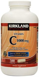 Kirkland Signature Vitamin C w/ Rose Hips 500 Tablets