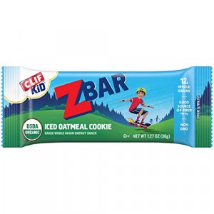 CLIF KID ZBAR - Organic Granola Bars - Iced Oatmeal Cookie - Non-GMO - Organic -Lunch Box Snacks (1.27 Ounce Energy Bars, 18 Count)